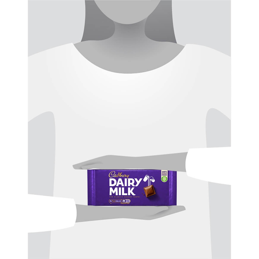 Dairy Milk Caramel Chocolate Bar 180g Box of 17