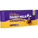 Dairy Milk Caramel Chocolate Bar 180g Box of 17