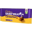 Dairy Milk Caramel Chocolate Bar 180g Box of 17