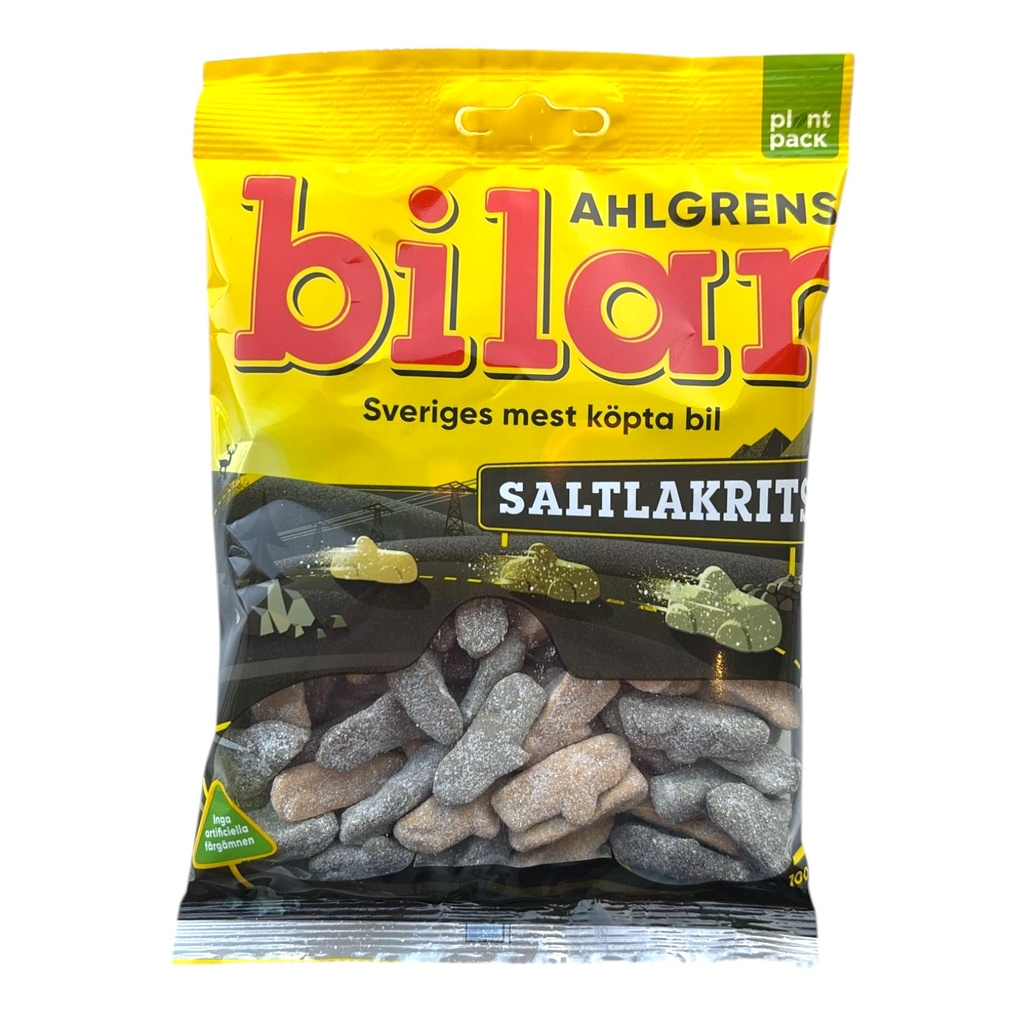 AHLGRENS BILAR SALTLAKRIS 100G