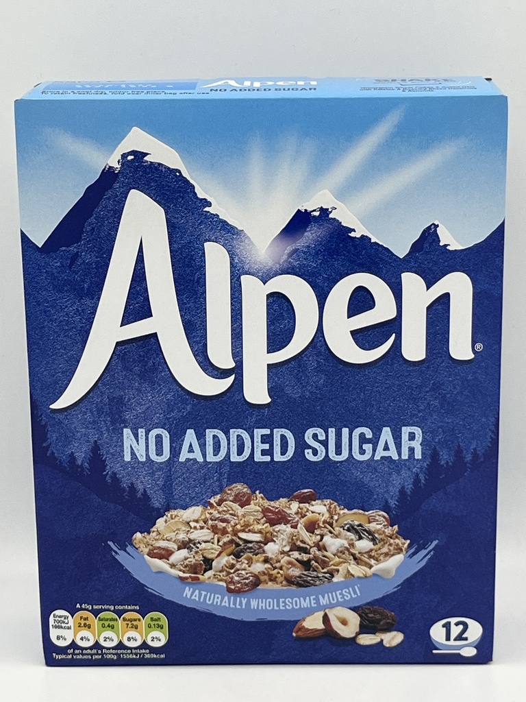 ALPEN NO SUGAR ADD 550G