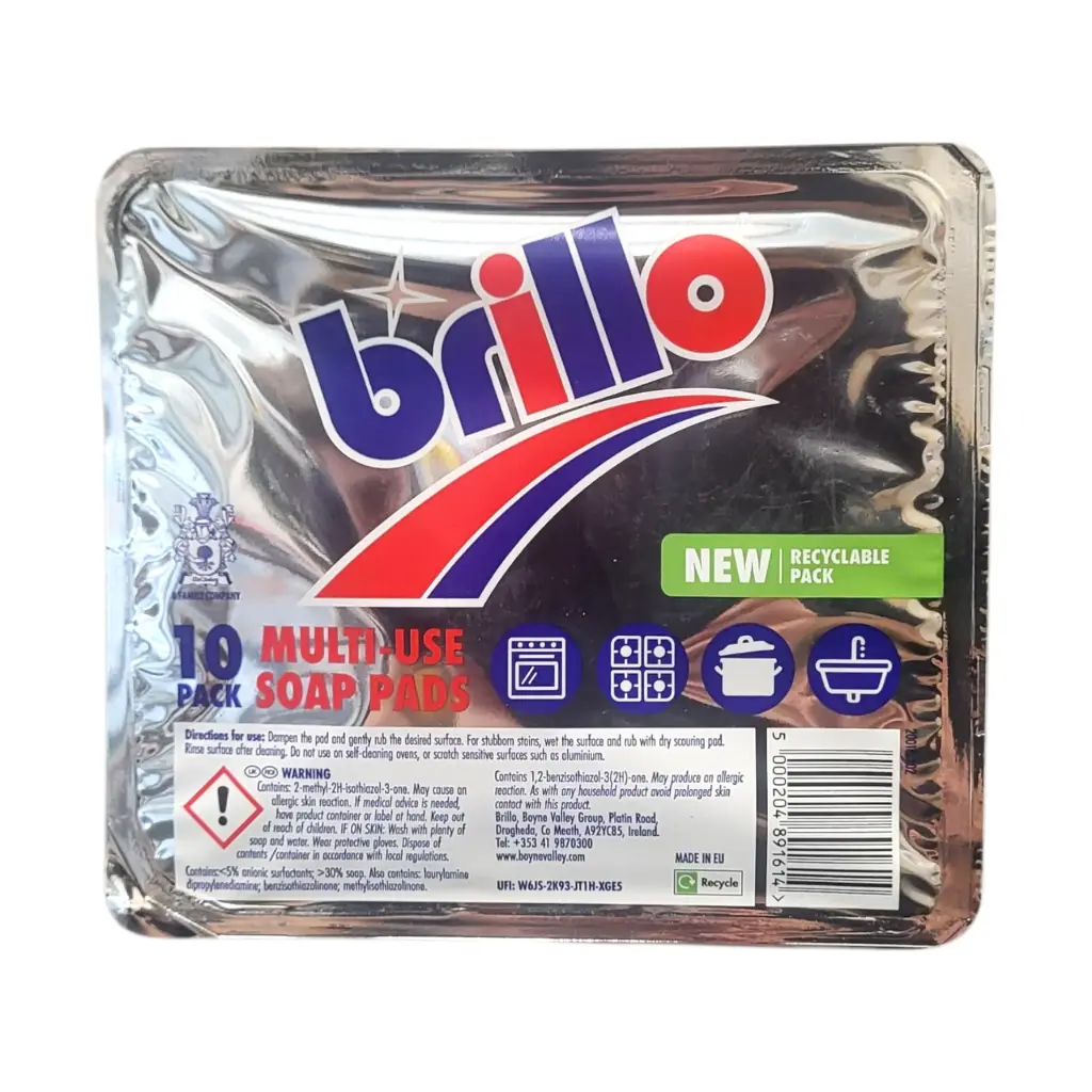 BRILLO SOAP PADS 10S