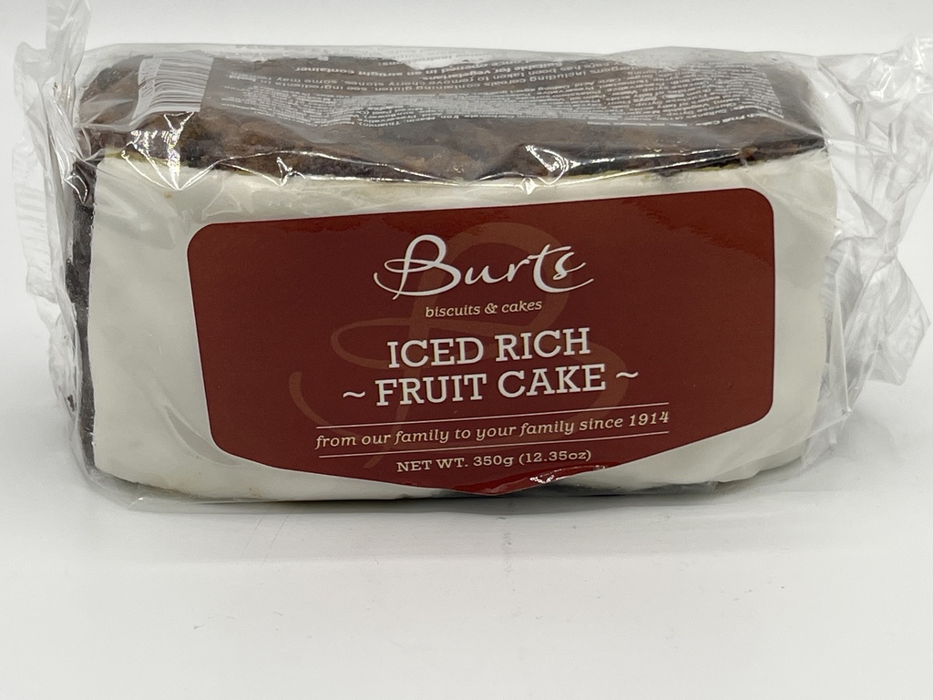 BURTS ICED FRUIT CAKE 350G