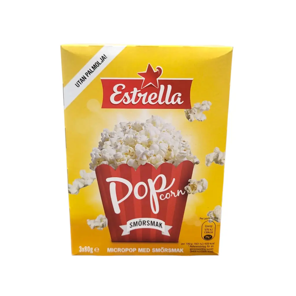 ESTRELLA MICROPOP SMOR 3X80G