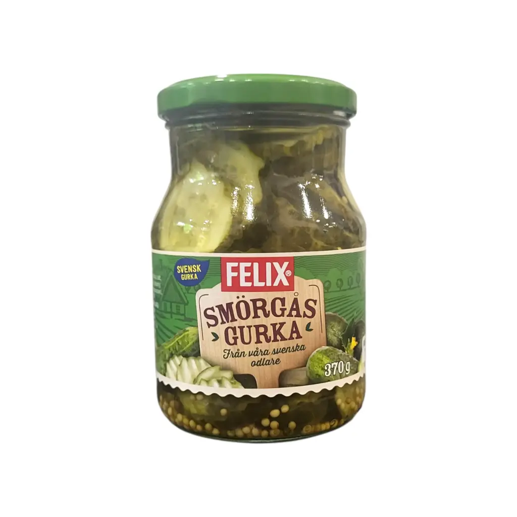 SMORGASGURKA SKIVAD FELIX 370g