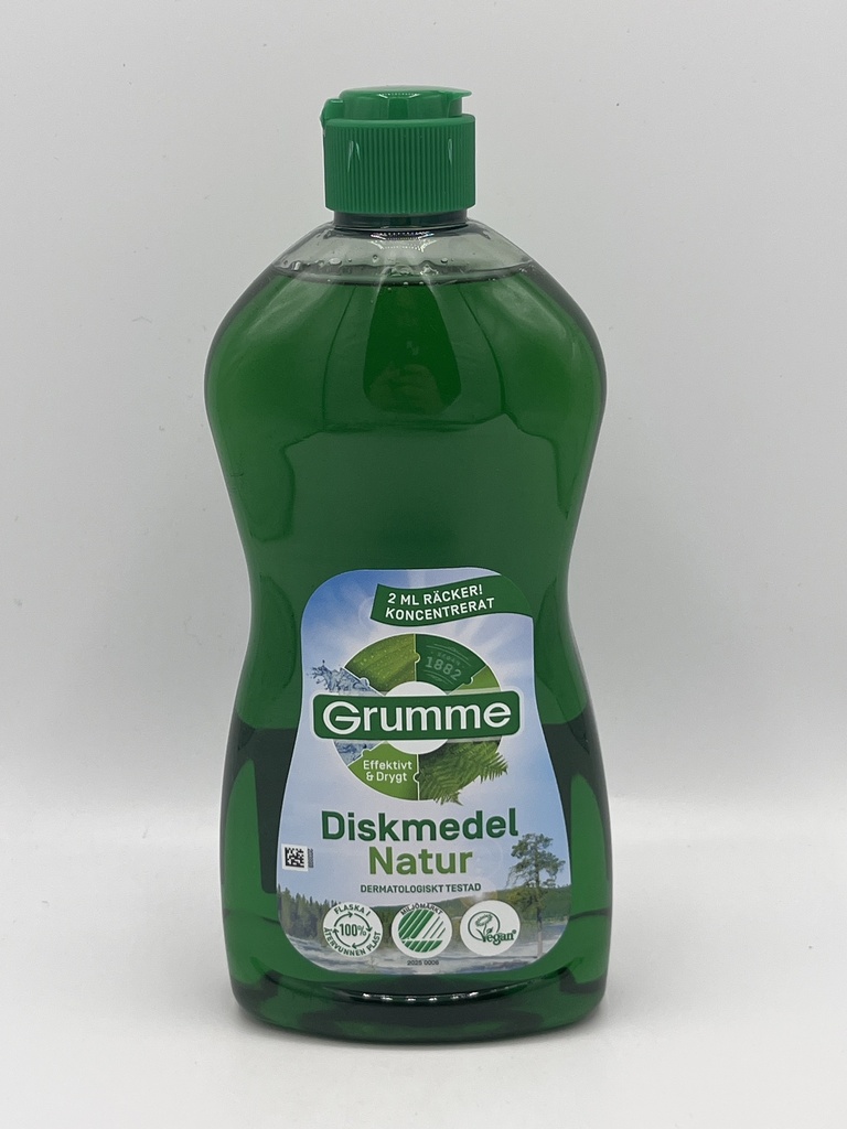 GRUMME DISKMEDEL NATUR 500ML