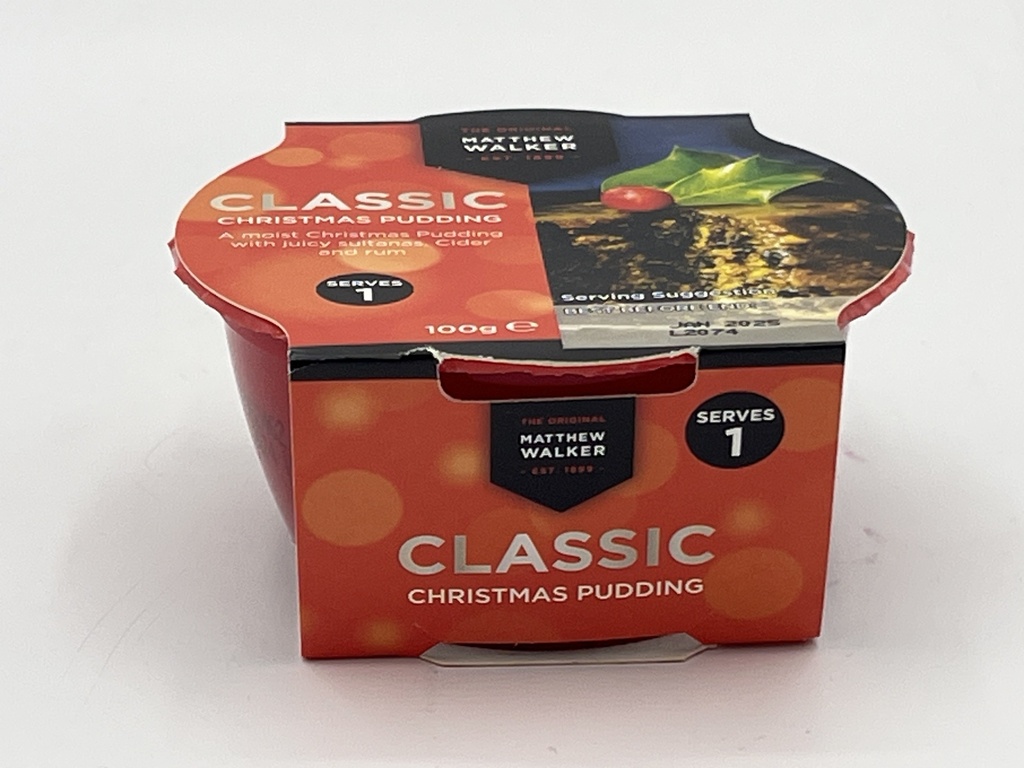 MW CLASSIC CHRISTMAS PUDDING 100G
