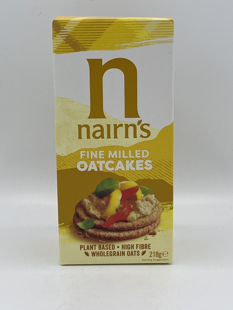 NAIRNS FINE MILLED OATCAKES 218G
