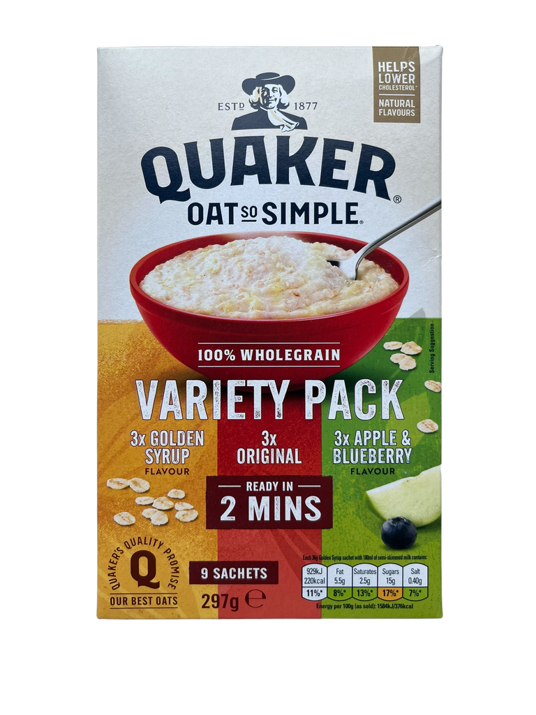 QUAKER OAT SO SIMPLE VARIETY 297G