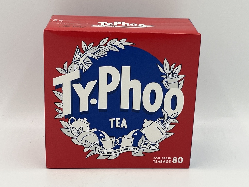 TYPHOO TEA BAGS 80'S