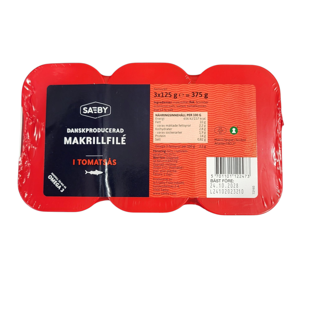 MAKRILLFILE I TOMATSAS 3X125G