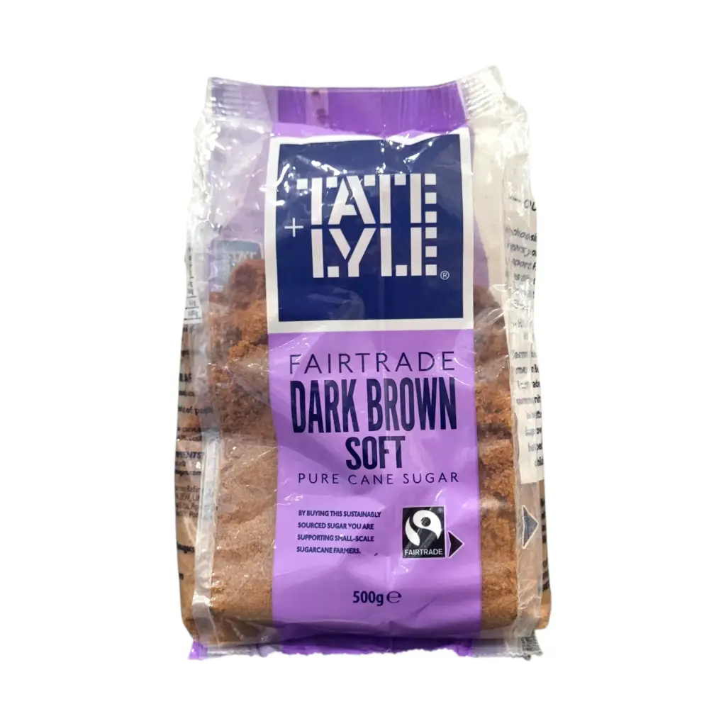 TATE+LYLE DARK BROWN SOFT SUGAR 500G
