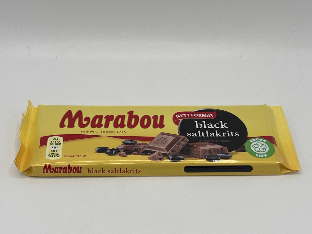 MARABOU BLACK SALTLAKRITS 100G