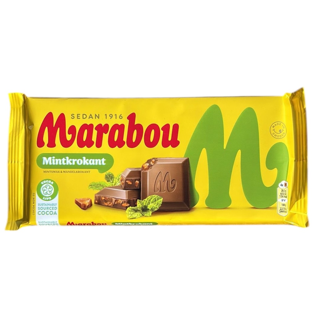 MARABOU MINT KROKANT 200G