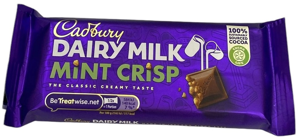 CADBURY DAIRY MILK MINT 54G