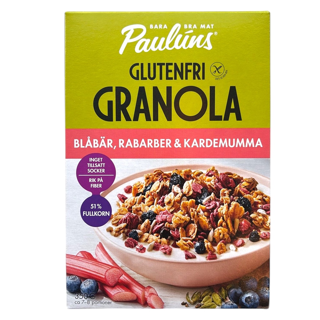 PAULUNS GRANOLA GLUTENFRI 350G