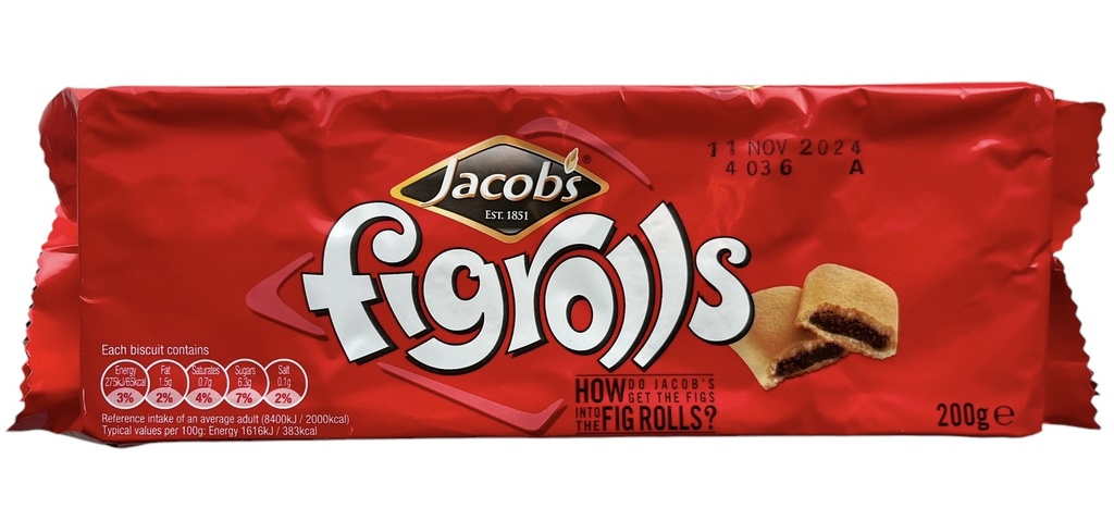 JACOBS FIGROLLS 200G