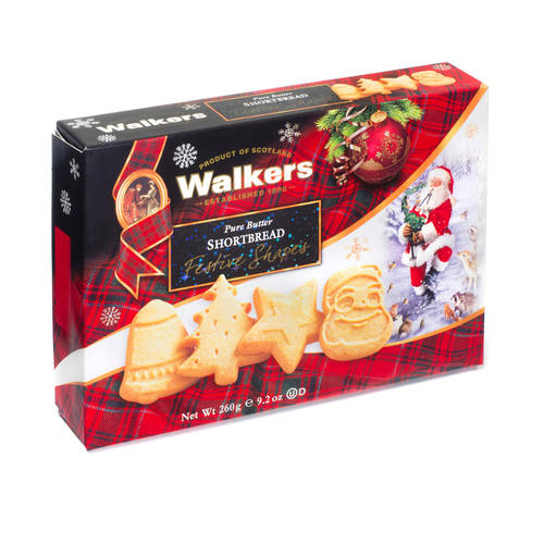 WALKERS SHORTBREAD FESTIVE 260G