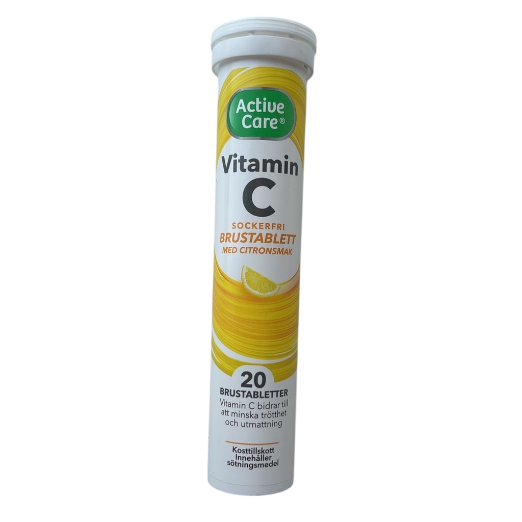 ACTIVE CARE VITAMIN C 20 TABLETTER