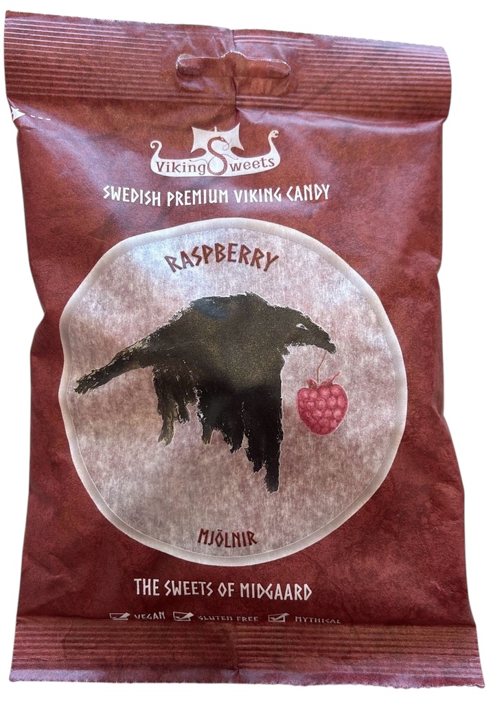 VIKING SWEETS RASBERRY 120G