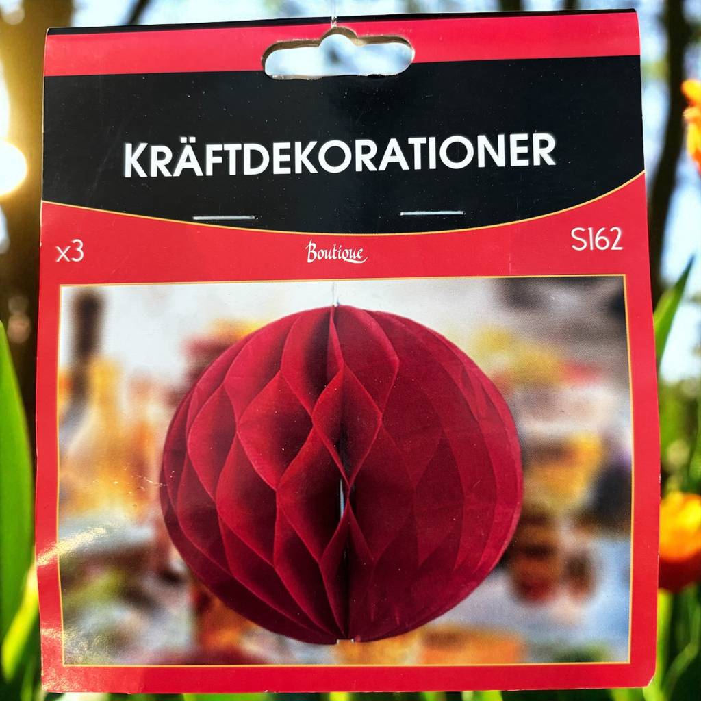 KRAFTA DEKORATIONER 3-PK