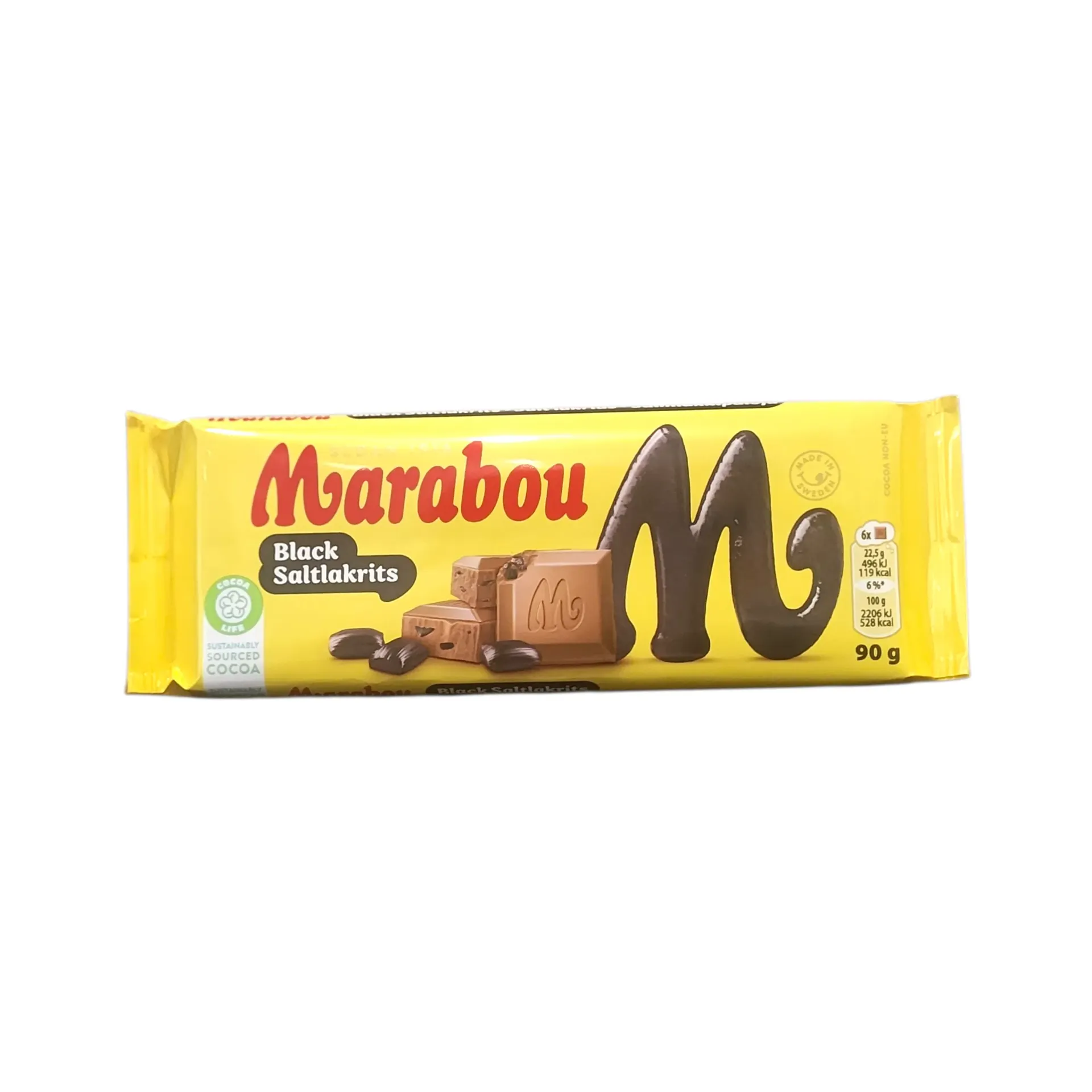 MARABOU BLACK SALTLAKRITS 90G