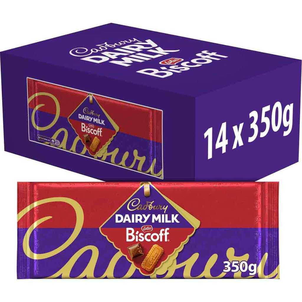 CADBURY BISCOFF BAR 350G