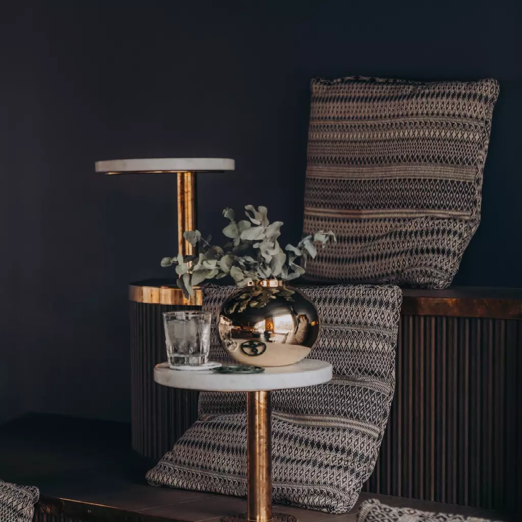 HILKE AMICO VASE 20CM BRASS