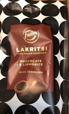 Lakritsi Chocolate Liquorice 140g