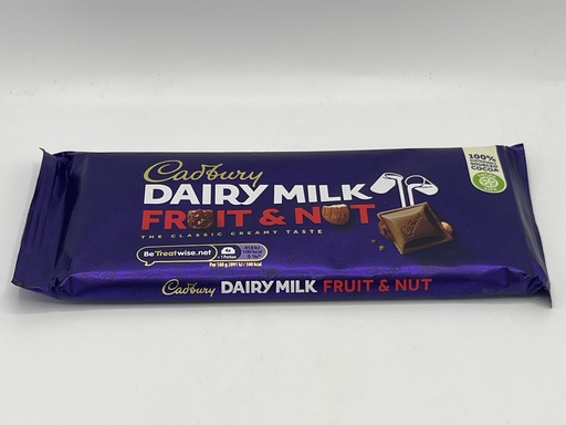 [037070] CADBURY DAIRY MILK FRUIT&NUT 180G