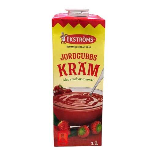 EKSTROM JORDGUBBSKRAM 1L
