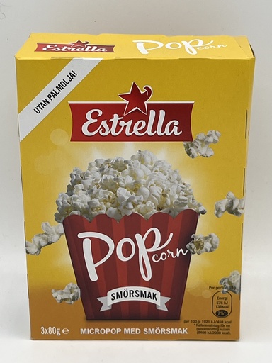 ESTRELLA MICROPOP SMOR 3X80G