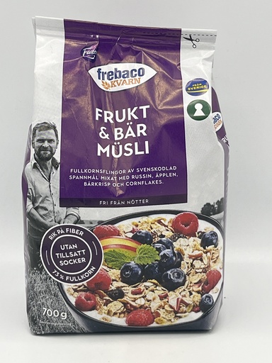 FREBACO MUSLI BAR FRUKT 700G