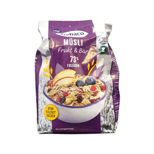 FREBACO MUSLI BAR FRUKT 700G