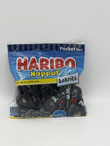 HARIBO LAKRITSNAPPAR 80G