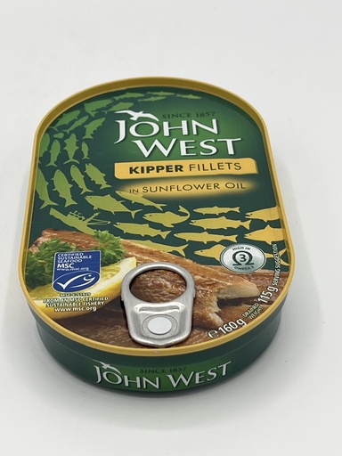 JOHN WEST KIPPER FILLET 160G