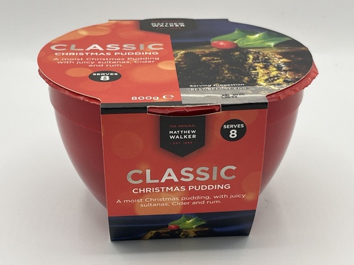 MW CLASSIC XMAS PUDDING 800G