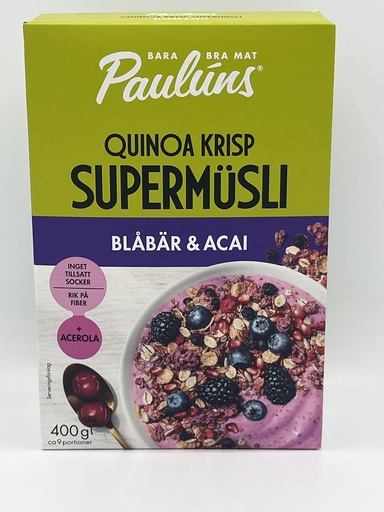 PAULUNS MUSLI BLABAR ACAI 400G