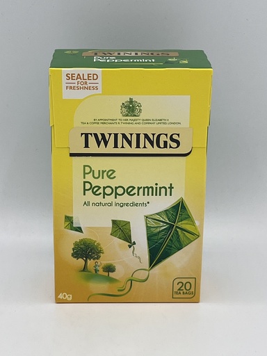 TWININGS PURE PEPPERMINT 20S