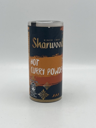 SHARWOODS CURRY POWDER HOT 102G