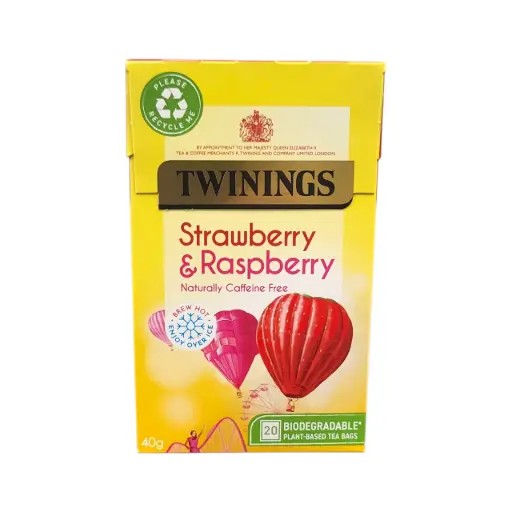 [036202] TWININGS STRAWBERRY RASPBERRY 20S