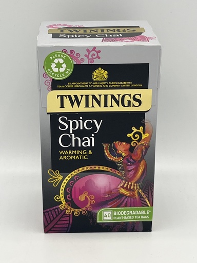 TWININGS SPICY CHAI 40S