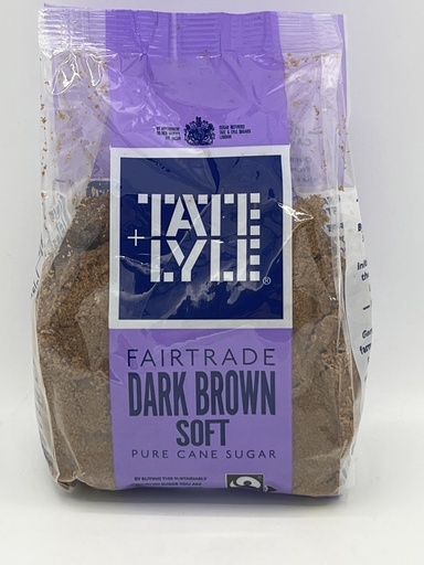 TATE+LYLE DARK BROWN SOFT SUGAR 500G