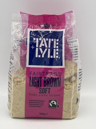 TATE+LYLE LIGHT BROWN SUGAR 500G