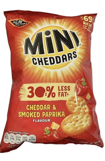 MINI CHEDDARS 90G