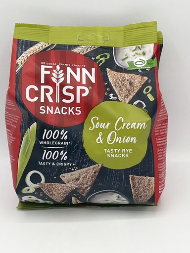 FINN CRISP SNACKS SOURCREAM ONION 150G