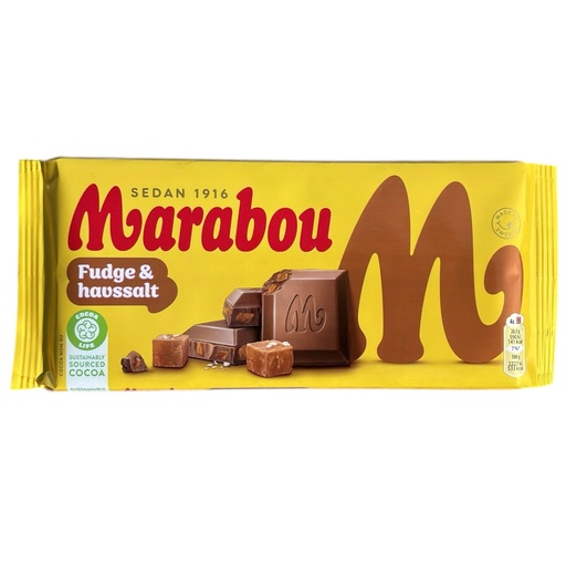MARABOU FUDGE & HAVSALT 185G