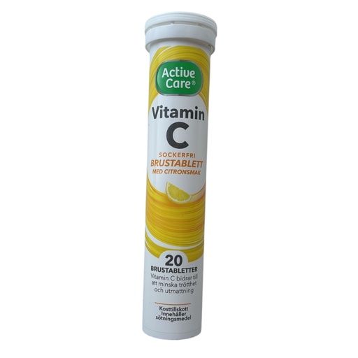 ACTIVE CARE VITAMIN C 20 TABLETTER