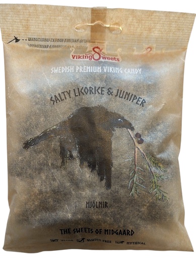 VIKING SWEETS SALTY LICORICE AND JUPINER 120G