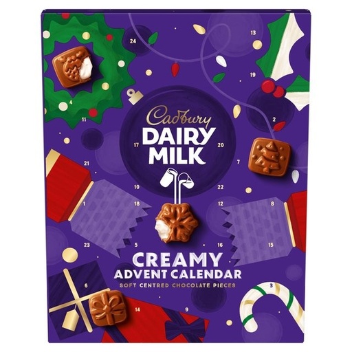 CADBURY DAIRY MILK CREAMY ADVENT CALENDAR 170G 